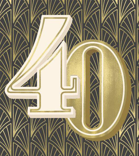 Picture of 40TH BIRTHDAY CARD